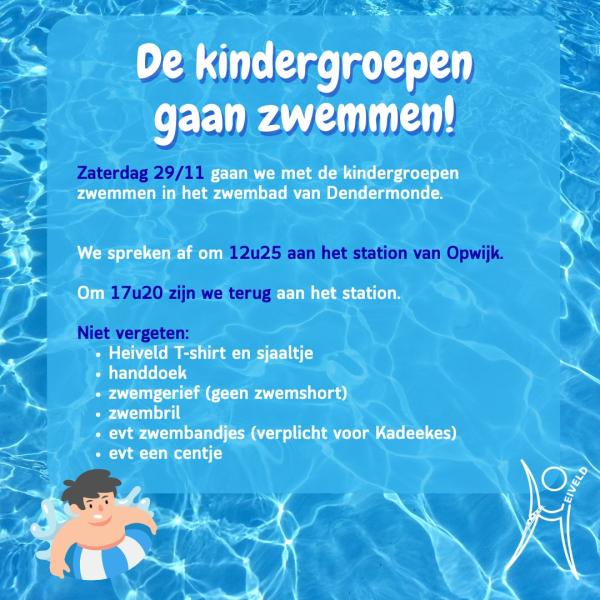 Zwemmen Kindergroepen